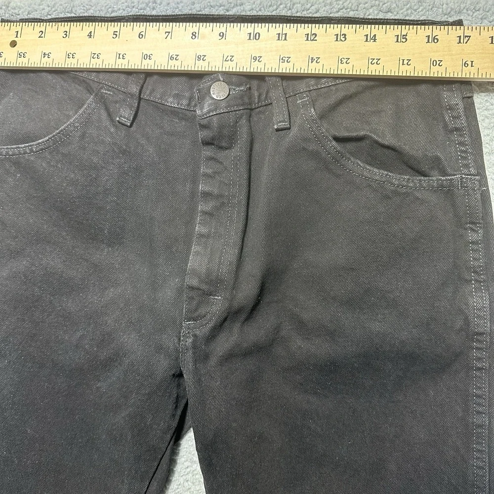 Rustler Jeans Men's Size‎ 36x29 Black Denim Straight Leg 100% Cotton 1087619CB